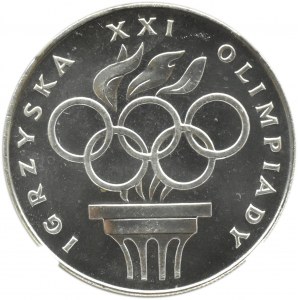 Polska, PRL, Igrzyska XXI Olimpiady, 200 złotych 1976, Warszawa, NGC MS64