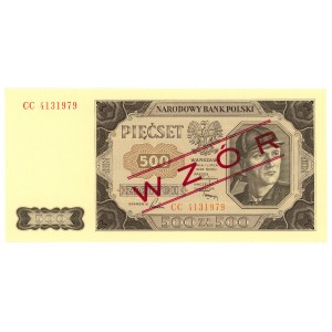 500 Zloty 1948 - Serie CC - MODELL