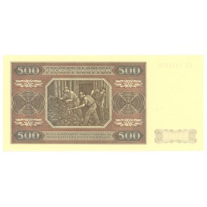 500 Zloty 1948 - Serie CC - MODELL