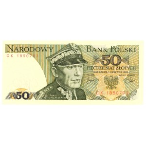 50 złotych 1982 - seria DK