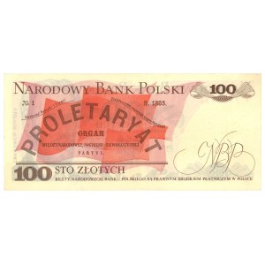 100 Zloty 1975 - Serie Y - selten