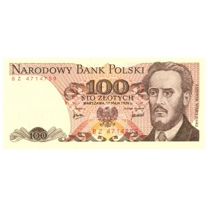 100 Zloty 1976 - Serie BZ