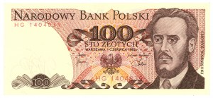 100 zloty 1982 - HG series - first vintage series