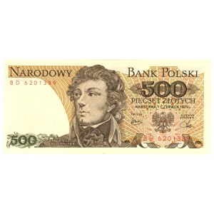 500 złotych 1979 - seria BD