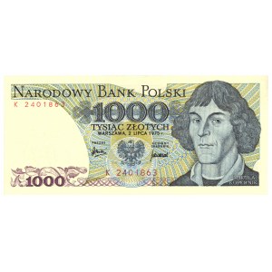 1.000 Zloty 1975 - Serie K - selten