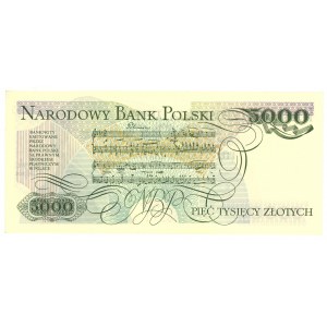 5.000 Zloty 1982 - Serie E