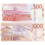 SZWECJA - 20, 50, 200, 500 i 1000 koron 2015 - zestaw 5 sztuk