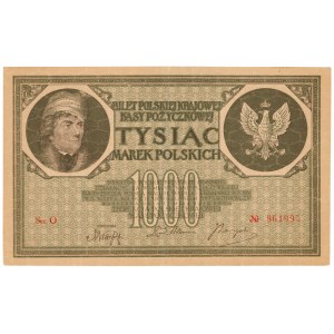 1.000 Polnische Mark 1919 - Serie O