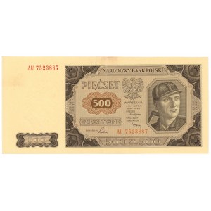 500 Zloty 1948 - Serie AU