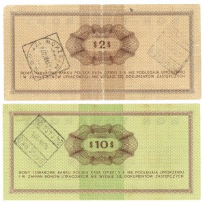 PEWEX - 2 USD a 10 USD 1969 - sada 2 kusů