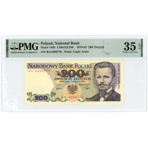 200 złotych 1979 - seria BA - PMG 35 EPQ