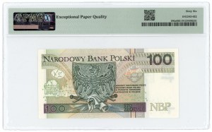100 złotych 2012 - seria DF - PMG 66 EPQ