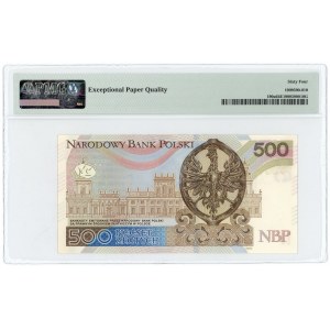 500 złotych 2016 - seria AA 0002010 - niska numeracja - PMG 64 EPQ