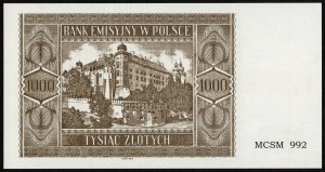Reconstruction of 1000 gold 1941 (2004) Krakowiak - MCSM 986