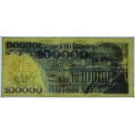 100.000 PLN 1990 - Serie AN 0000609 - PMG 66 EPQ