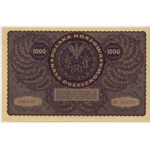 1 000 polských marek 1919 - 1. série AF