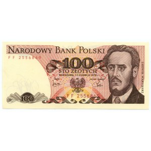 100 zlotých 1979 - série FF