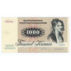 DENMARK - 1,000 Crowns 1972
