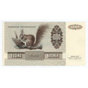DENMARK - 1,000 Crowns 1972