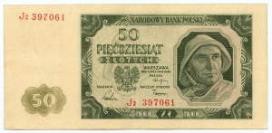 50 zloty 1948 - J2 series - RARE