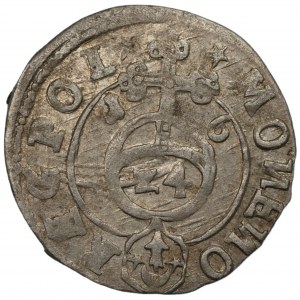 Sigismund III Vasa (1587-1632) - Half-track 1616 Sas in a hexagonal shield.