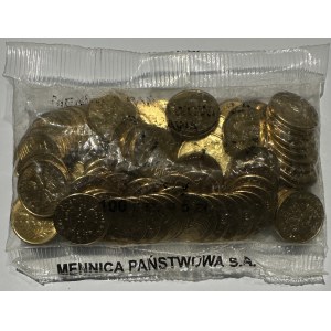 Bank bag of 5 pennies 2003 (100 pieces)