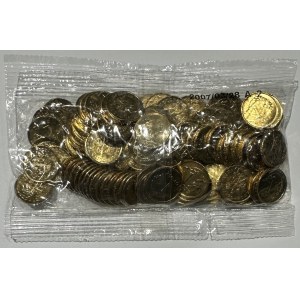 Woreczek bankowy 1 grosz 2007 (100 sztuk)