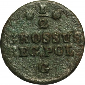 Stanislaw August Poniatowski - 1/2 penny 1762 Krakow