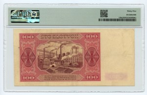 100 zloty 1948 - T series - PMG 35