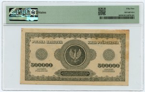 500 000 polských marek 1923 - série AS - PMG 55