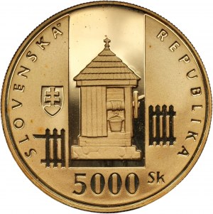 SLOVENIA - 5,000 crowns 2002 Vlkolínec (Vlkoliniec).