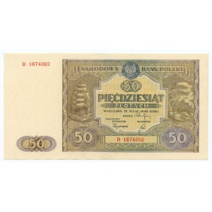 50 zlotých 1946 - série D