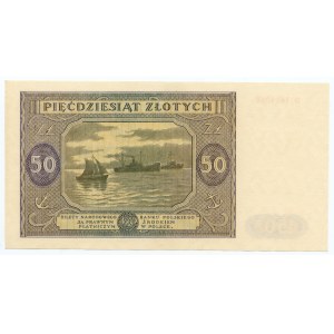 50 zlotých 1946 - série D