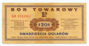 PEWEX - $20 1969 - GH -.