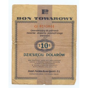 Pewex, 10 USD 1960 - CF