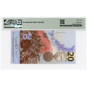 20 złotych 2020 Bitwa Warszawska 1920 - PMG 69 EPQ