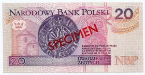 20 złotych 1994 - AA - 0000000 - WZÓR Nr 173