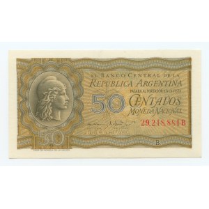 ARGENTINIEN - 50 Centavos (1951-1956)