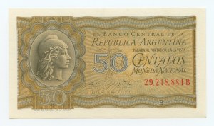 ARGENTINA - 50 Centavos (1951-1956).