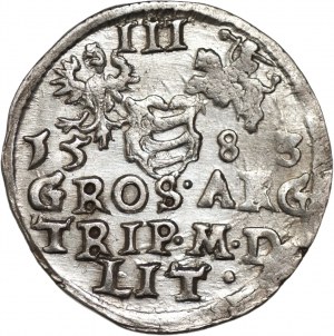 Stefan Batory (1576-1586) - Trojak Vilnius 1583