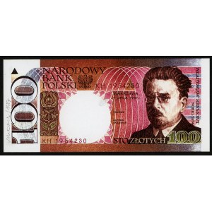 100 złotych 1987 z autografem Andrzeja Heidricha - awers WYDRUKU projektu