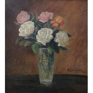 Charles Ende, Rosen in einer Vase