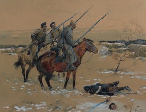 Jan Perdzyński, Patrol kozacki