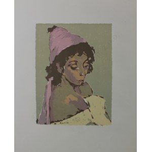 Bencion Rabinovich [Benn], Purple turban