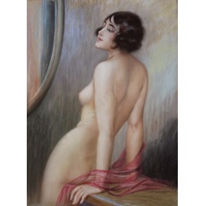 H. Szadkowski, Nude in front of the mirror