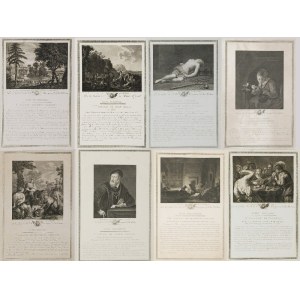 Rytownicy różni, XIX w., Zestaw 8 akwafort, 1785