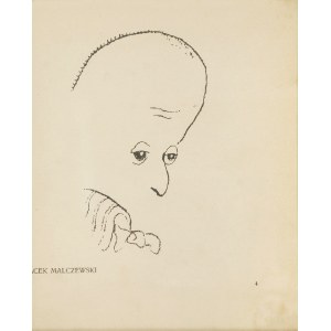 Kazimierz SICHULSKI (1879-1942), Karykatura Jacka Malczewskiego