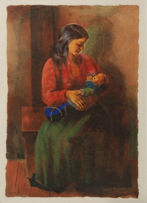 Mojżesz KISLING (1891-1953), Matka z dzieckiem