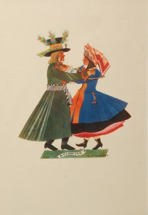Zofia STRYJEŃSKA (1894-1976), Tańce polskie - Zofia Stryjeńska, 1927