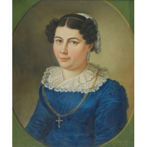 Johann Baptist HIRSCHMANN (1770-1829), Portret damy, 1827